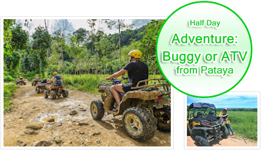 Adventure: Buggy or ATV Half Day Tour from Pattaya